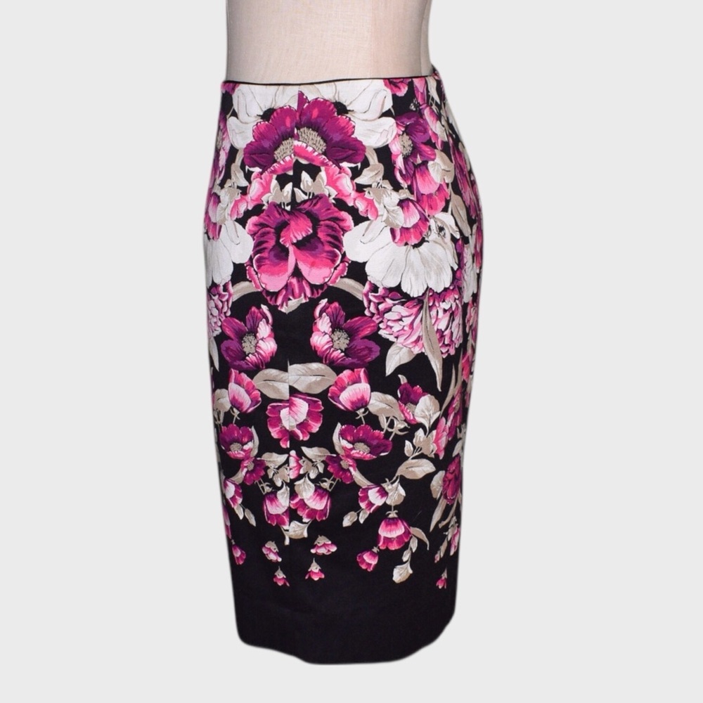 White House Black Market Floral Pencil Skirt - Picture 4 of 6